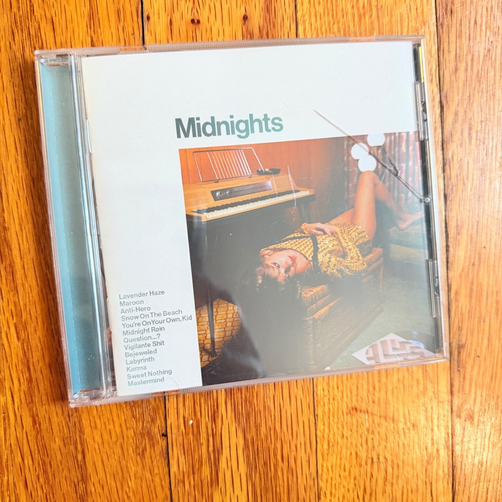 Taylor Swift Midnights CD Jade Green Edition Republic Records 2022 Jewel Case